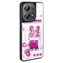 Xiaomi Redmi Note 13 Pro 4G Uyumlu Kılıf Parlayan Kabartmalı İkonik Figürlü Zore Amas Silikon Kapak