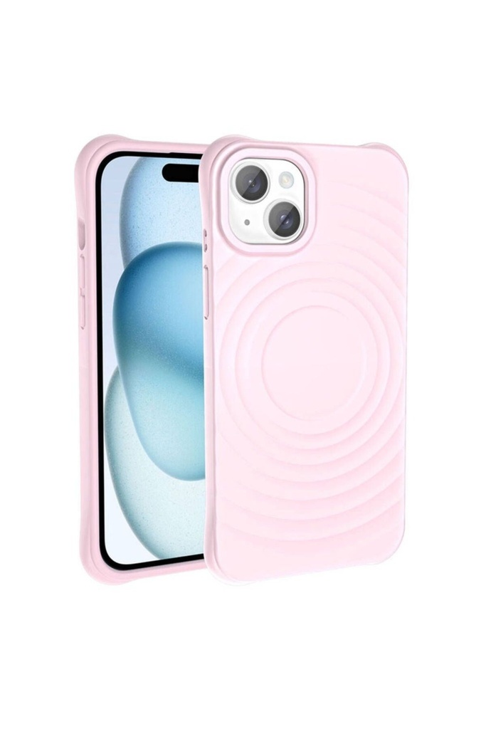 Apple iPhone 15 Uyumlu M-safe Şarj Özellikli Airbagli Mat Görünümlü Zore Hepi Kapak