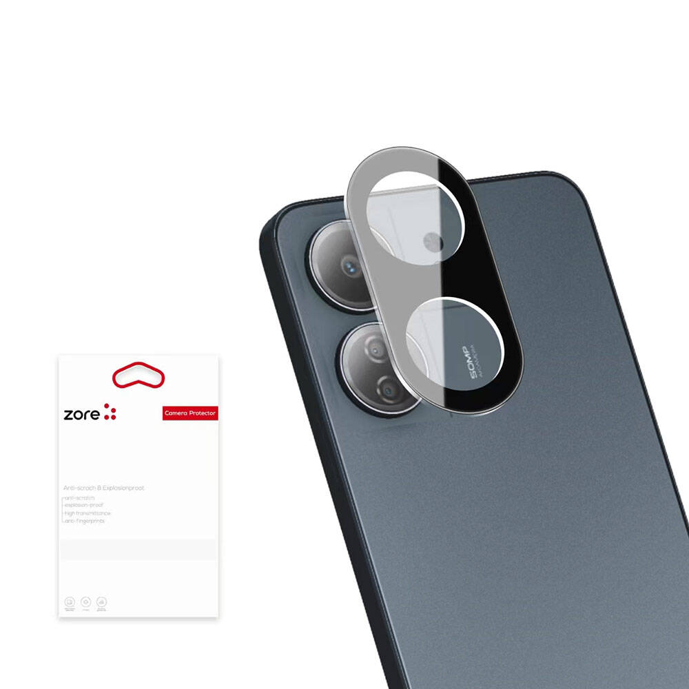 Xiaomi Redmi 13C Uyumlu Zore Kamera Lens Koruyucu Cam Filmi