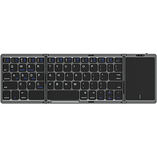 Recci RCS-K01 Katlanabilir Kablosuz Multifonksiyonel Touchpad Klavye