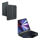 Apple iPad Pro 12.9 2021 (5.Nesil) Uyumlu Wiwu Mag Touch Klavyeli Standlı Kılıf