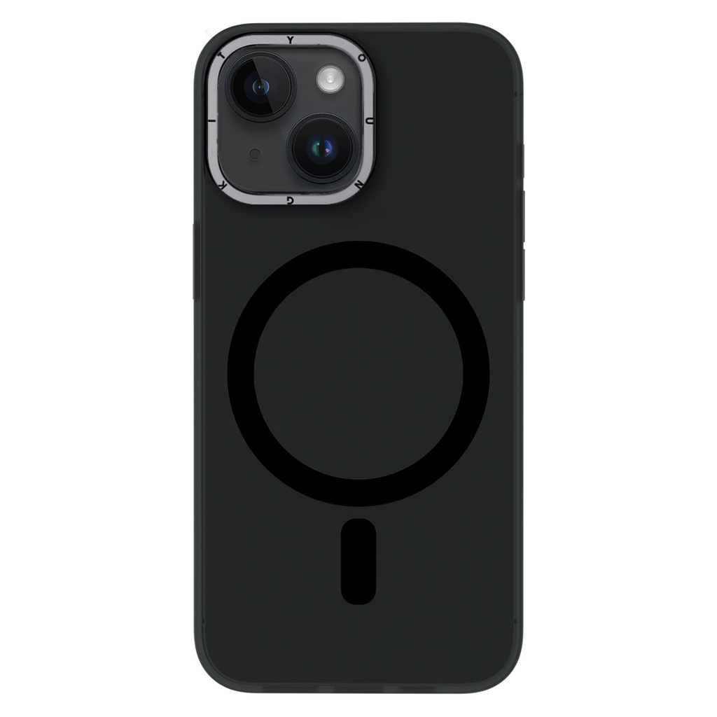 Apple iPhone 13 Uyumlu Kılıf M-safe Şarj Özellikli Youngkit Hidden Sand Serisi Kapak