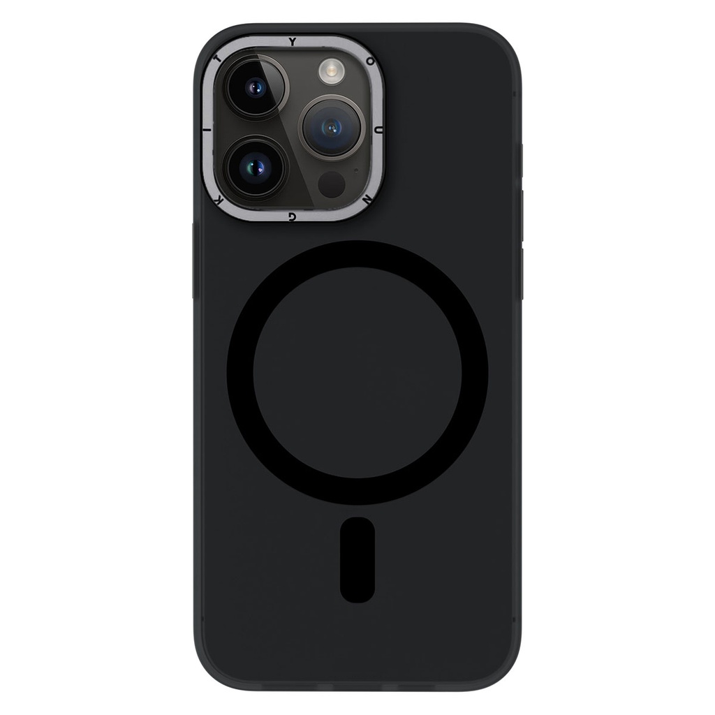 Apple iPhone 14 Pro Max Uyumlu Kılıf M-safe Şarj Özellikli Youngkit Hidden Sand Serisi Kapak