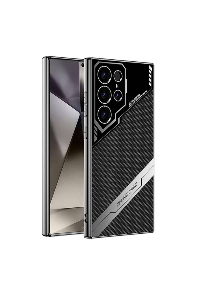 Samsung Galaxy S24 Ultra Uyumlu Kılıf Kamera Korumalı Karbon Tasarım Zore Yeni Seri Procase Kapak