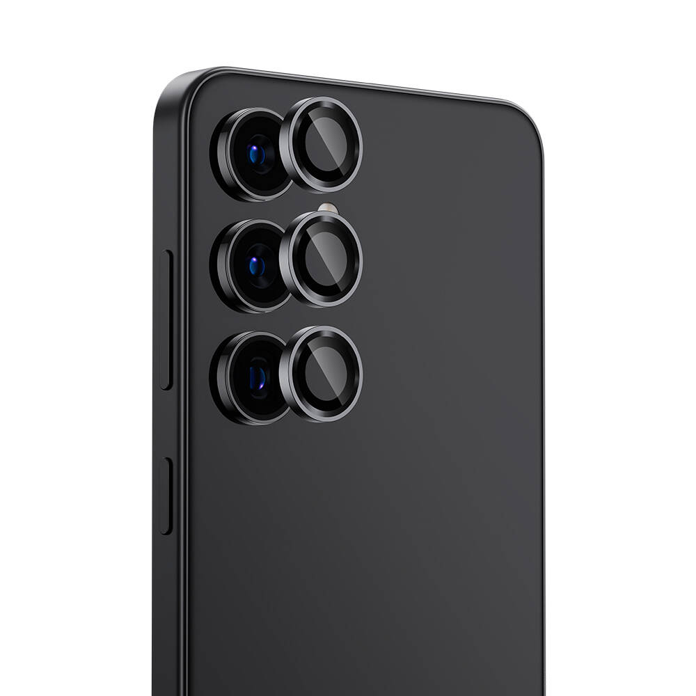 Samsung Galaxy S24 Plus Uyumlu Oleofobik ​Anti-Reflective Benks Glass Warrior Safir Kamera Lens Koruyucu