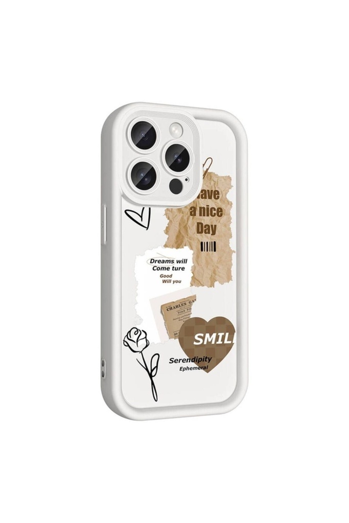 Apple iPhone 14 Pro Max Uyumlu Kılıf Kamera Korumalı Baskılı Arka Yüzey Zore Klas Kapak