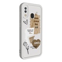 Samsung Galaxy A30 Uyumlu Kılıf Kamera Korumalı Baskılı Arka Yüzey Zore Klas Kapak