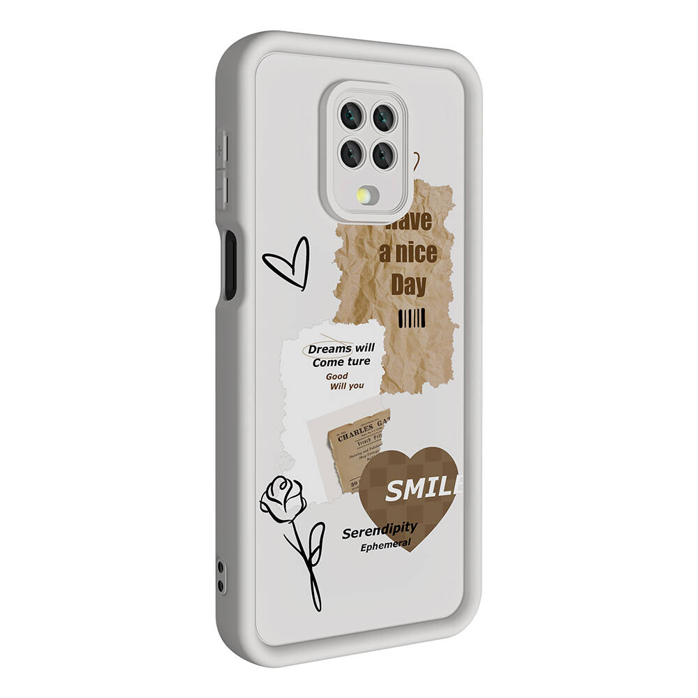 Xiaomi Redmi Note 9S Uyumlu Kılıf Kamera Korumalı Baskılı Arka Yüzey Zore Klas Kapak