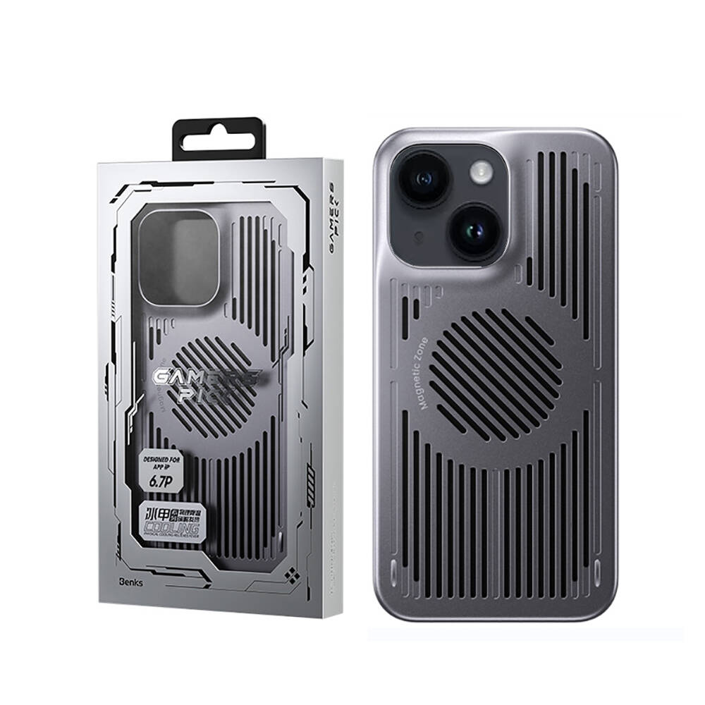 Apple iPhone 14 Plus Uyumlu Kılıf M-safe Şarj Özellikli Soğutucu Benks Biliz Kapak