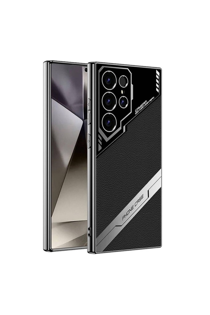 Samsung Galaxy S24 Ultra Uyumlu Kılıf Kamera Korumalı Suni Deri Tasarım Zore Yeni Seri Procase Kapak