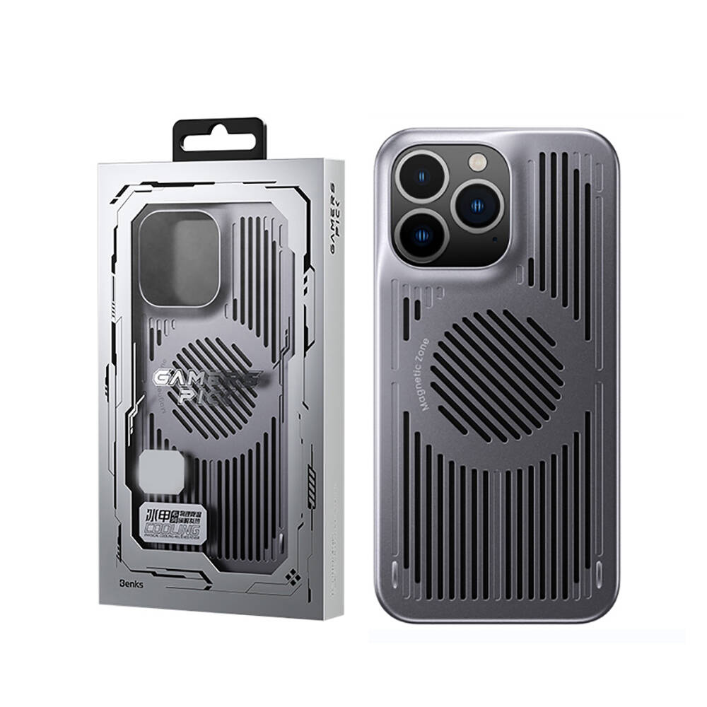 Apple iPhone 14 Pro Uyumlu Kılıf M-safe Şarj Özellikli Soğutucu Benks Biliz Kapak