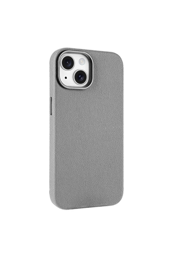 Apple iPhone 15 Uyumlu Kılıf M-safe Şarj Özellikli PU Deri Zore Adora Kapak