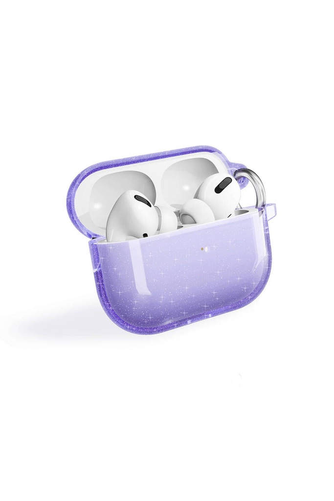 Apple Airpods Pro 2 Uyumlu Zore Allstar Airbag 32 Parlayan Simli Saydam Renkli Kılıf