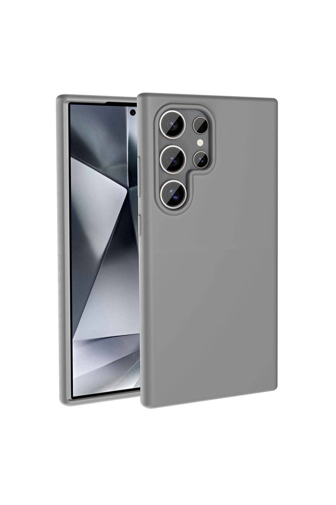 Samsung Galaxy S23 Ultra Uyumlu Kılıf M-safe Şarj Özellikli Sıvı Teknolojili Silinebilir Sert Zore Kivi Kapak