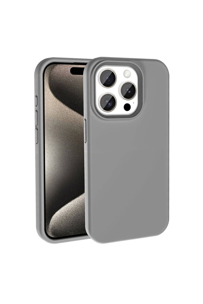 Apple iPhone 15 Pro Max Uyumlu Kılıf M-safe Şarj Özellikli Sıvı Teknolojili Silinebilir Sert Zore Kivi Kapak