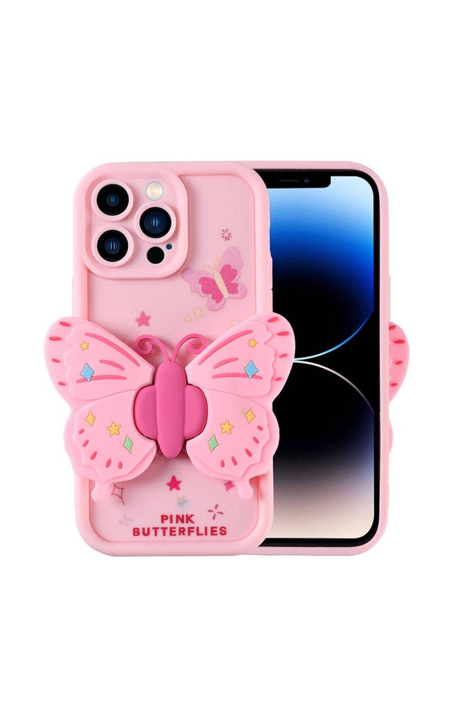 Apple iPhone 14 Pro Uyumlu Kılıf Kamera Korumalı Figür Tasarımlı Zore Kapya Kapak