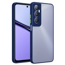 Realme C65 4G Uyumlu Kılıf Sert Silikon Kamera Korumalı Zore Hux Kapak
