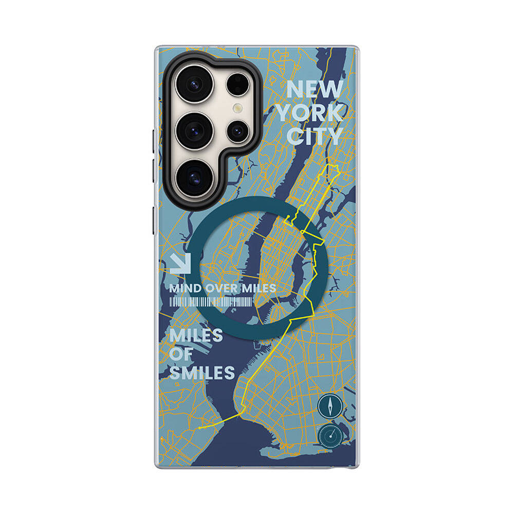 Samsung Galaxy S24 Ultra Uyumlu Kılıf M-safe Şarj Özellikli Benks City Serisi Kapak