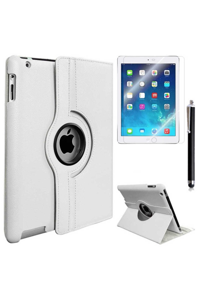 Apple iPad 2 3 4 Uyumlu Zore Dönebilen Standlı Kılıf