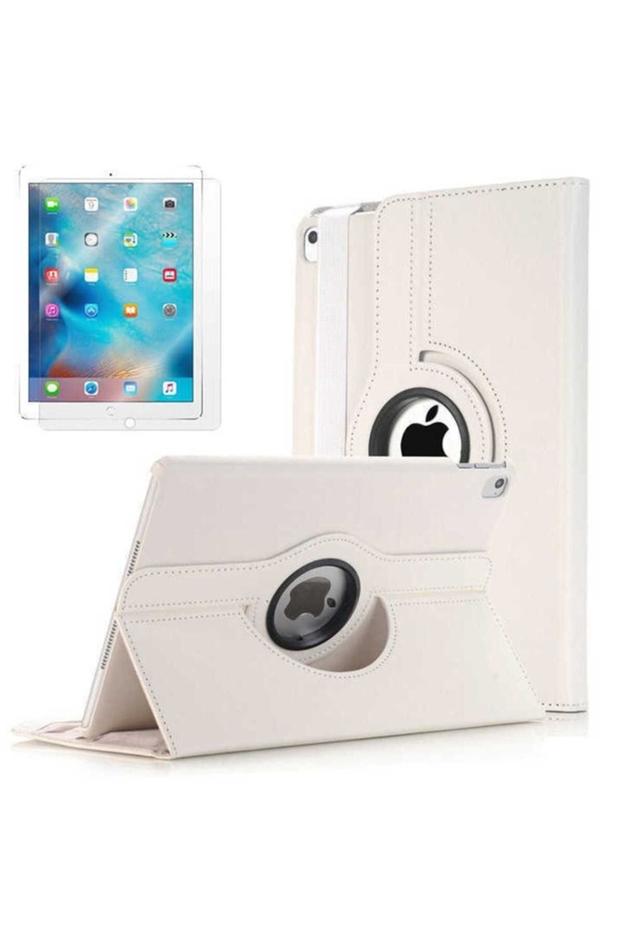 Apple iPad 9.7 2017 (5.Nesil) Uyumlu Zore Dönebilen Standlı Kılıf