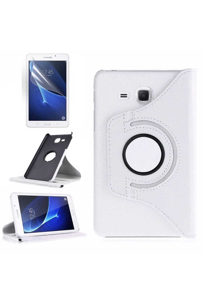 Samsung Galaxy Tab 4 T280 Uyumlu Zore Dönebilen Standlı Kılıf