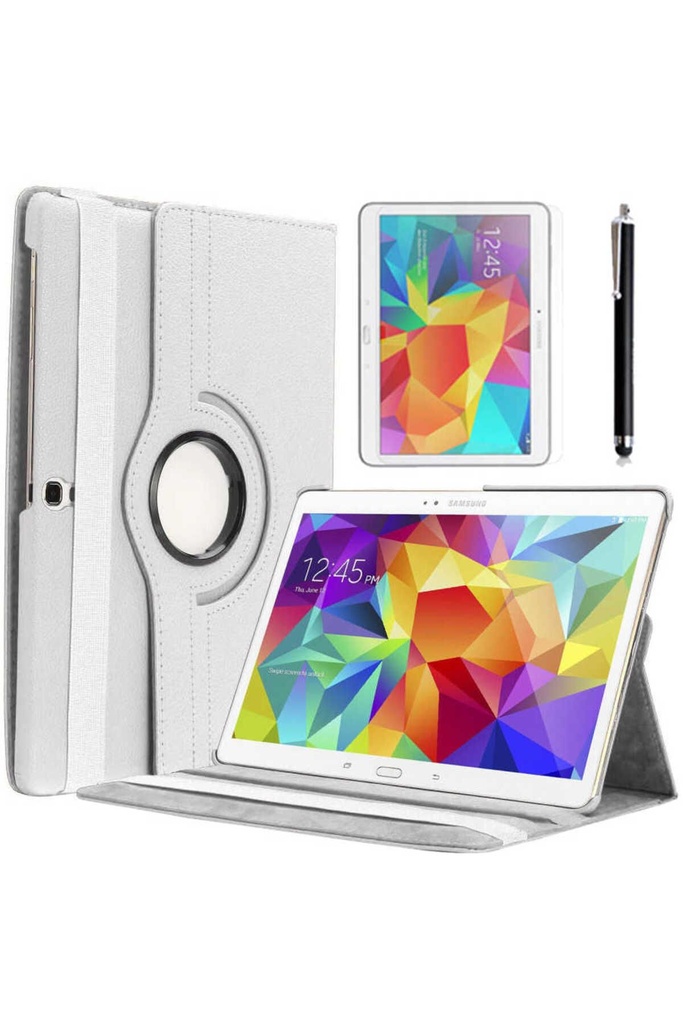 Samsung Galaxy Tab 4 10.1 T530 Uyumlu Zore Dönebilen Standlı Kılıf