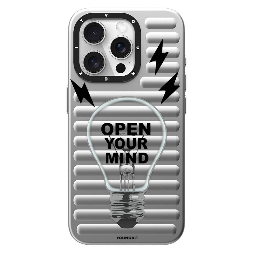 Apple iPhone 14 Pro Uyumlu Kılıf M-safe Şarj Özellikli Youngkit Open Mind Serisi Kapak
