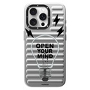 Apple iPhone 15 Pro Max Uyumlu Kılıf M-safe Şarj Özellikli Youngkit Open Mind Serisi Kapak