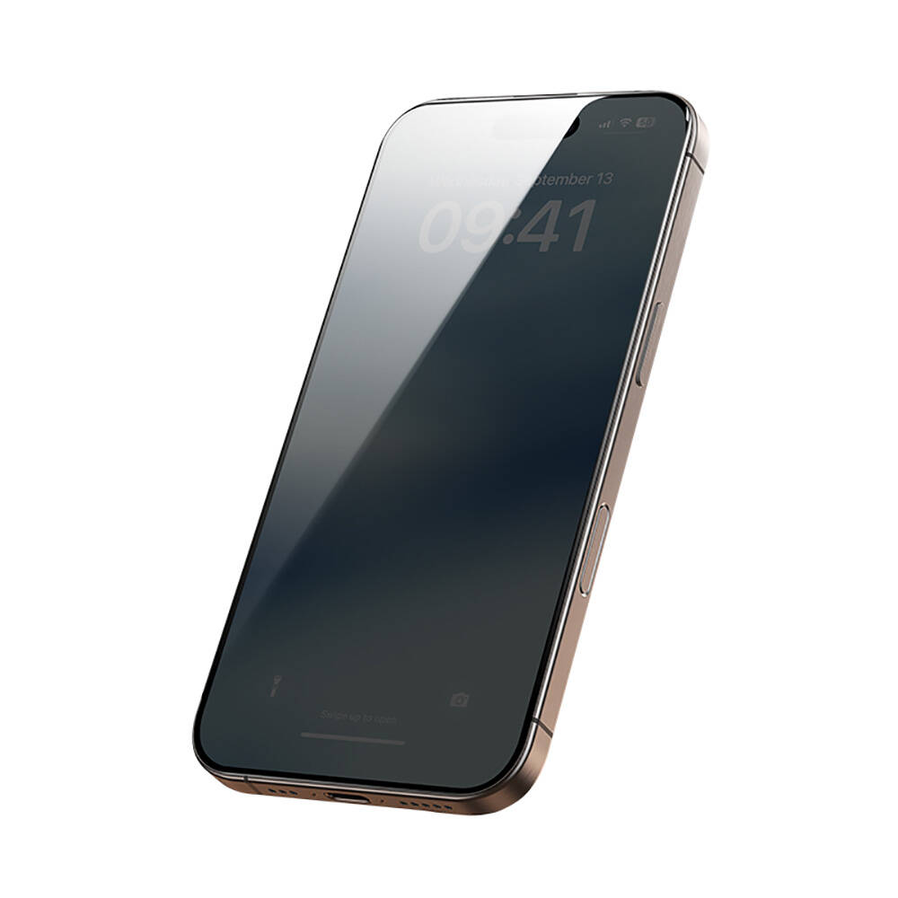 Apple iPhone 16 Pro Max Uyumlu Benks Ultra Shield 0.3mm Privacy Ekran Koruyucu + Kolay Uygulama Aparatlı