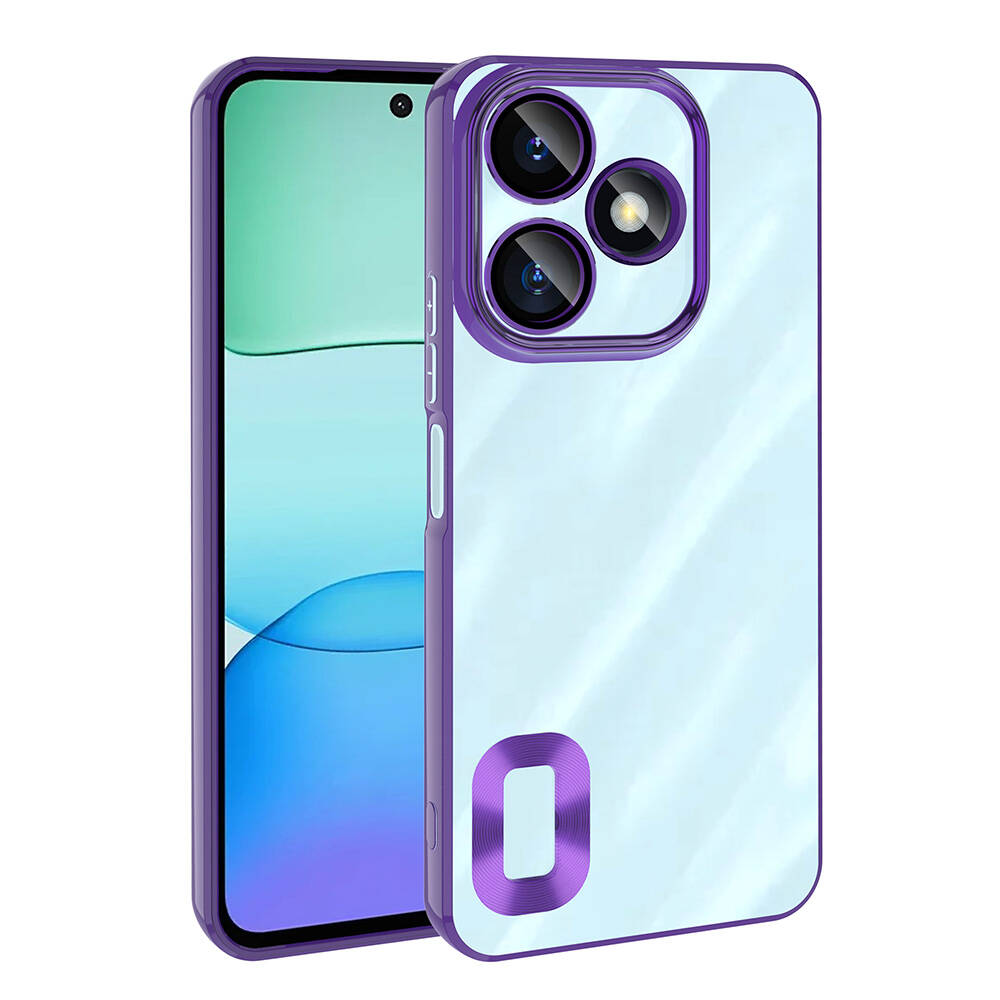 Xiaomi Redmi 13 4G Uyumlu Kılıf Kamera Korumalı Logo Gösteren Zore Omega Kapak