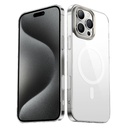 Apple iPhone 16 Pro Max Uyumlu Kılıf M-safe Şarj Özellikli Şeffaf Cam Arka Yüzey Zore G-Glass Kapak