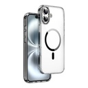 Apple iPhone 16 Uyumlu Kılıf Wiwu MCC-101 iShield Pro Serisi M-safe Şarj Özellikli Crystal Sert PC Kapak