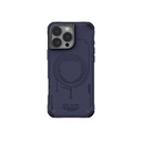 Apple iPhone 16 Pro Uyumlu Kılıf M-safe Şarj Özellikli Metal Kamera Çerçeveli Skinarma Mecha Serisi Kapak