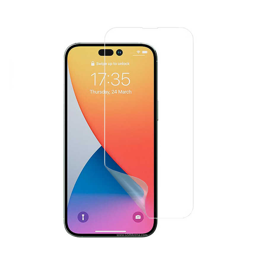 Apple iPhone 16 Pro Uyumlu Zore Nano Micro Temperli Ekran Koruyucu