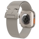 Apple Watch 10 46mm Uyumlu Zore KRD-25 Metal Hasır Kordon