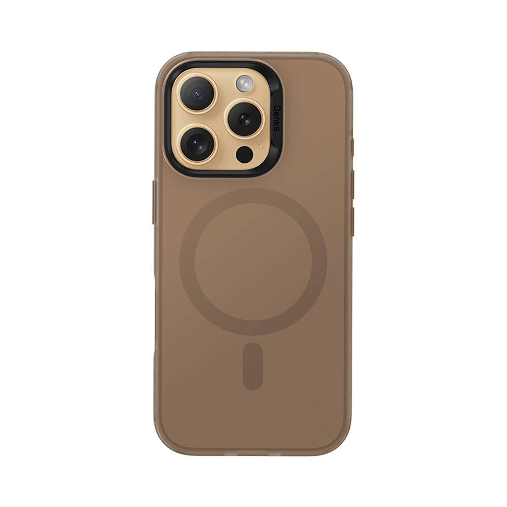 Apple iPhone 16 Pro Uyumlu Kılıf M-safe Şarj Özellikli Benks Lucid Armor Kapak