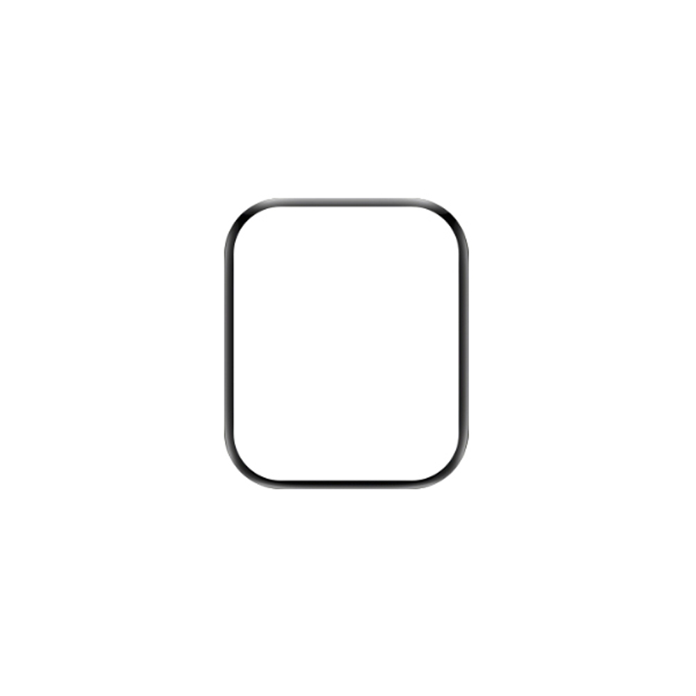 Apple Watch 10 46mm Uyumlu Çizilmeyi Önleyici Zore First Class Zore PMMA Pet Saat Ekran Koruyucu