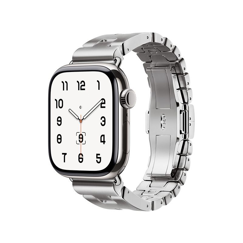 Apple Watch 42mm Uyumlu Zore KRD-125 Metal Kordon Strap Kayış