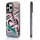 Apple iPhone 15 Pro Uyumlu Kılıf M-safe Şarj Özellikli Airbagli Çift Katmanlı Youngkit Flipped Serisi Kapak