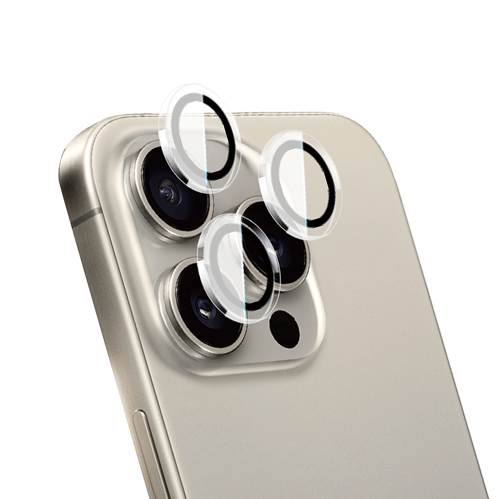 Apple iPhone 14 Pro Max Uyumlu Wiwu LG-007 Lens Guard Oleofobik Anti Reflective Kamera Lens Koruyucu + Kolay Uygulama Aparatlı