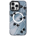 Apple iPhone 15 Pro Max Uyumlu Kılıf M-safe Şarj Özellikli Airbagli Çift Katmanlı Youngkit Star&Butterfly Serisi Kapak