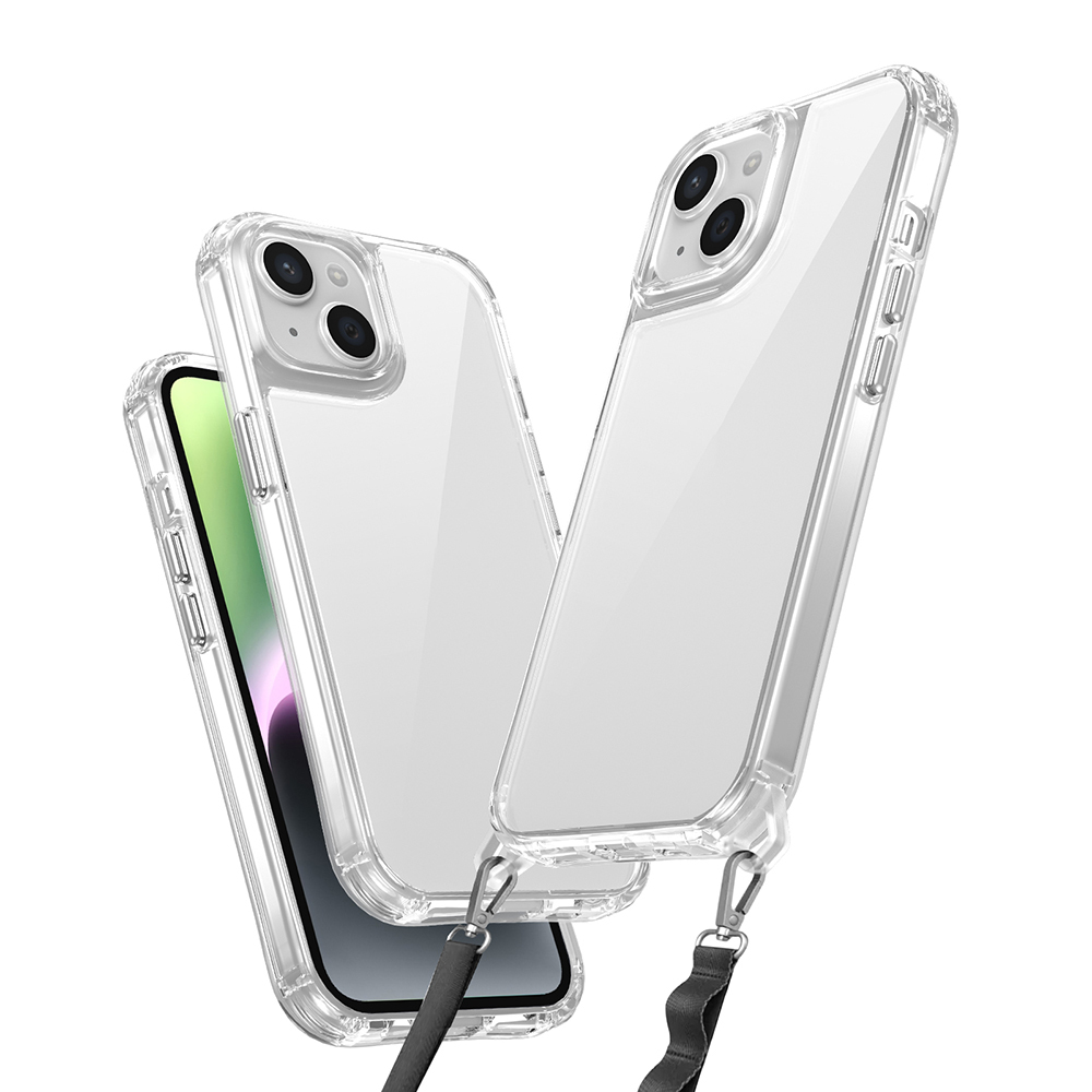 Apple iPhone 13 Uyumlu Kılıf Airbagli Takılabilir Askı Aparatlı Zore Snap Silikon Kapak