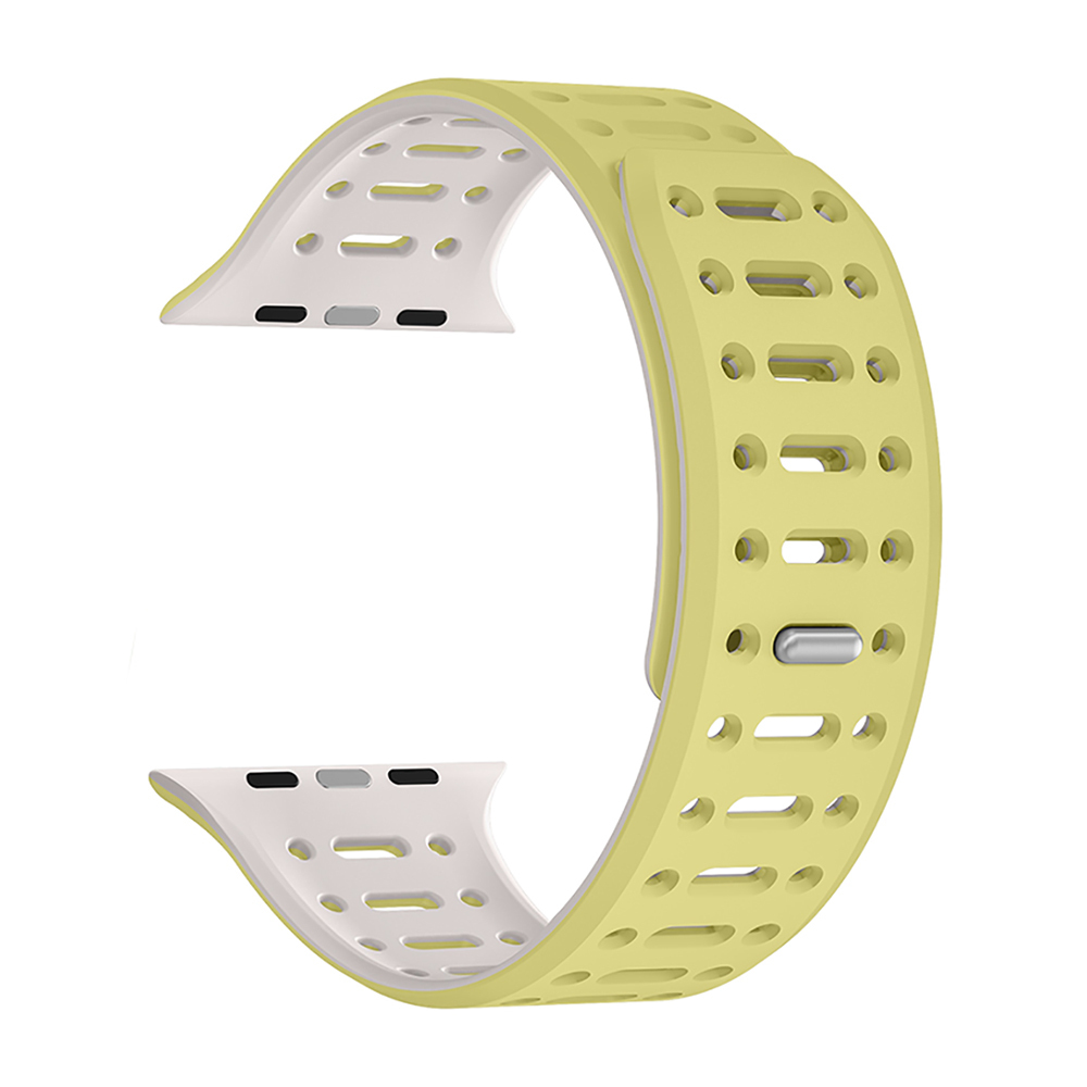 Apple Watch 10 46mm Uyumlu Zore KRD-124 Silikon Kordon Strap Kayış