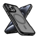 Apple iPhone 14 Pro Max Uyumlu Kılıf M-safe Şarj Özellikli Renkli Kenar Airbag Şeritli Zore Lamer Kapak