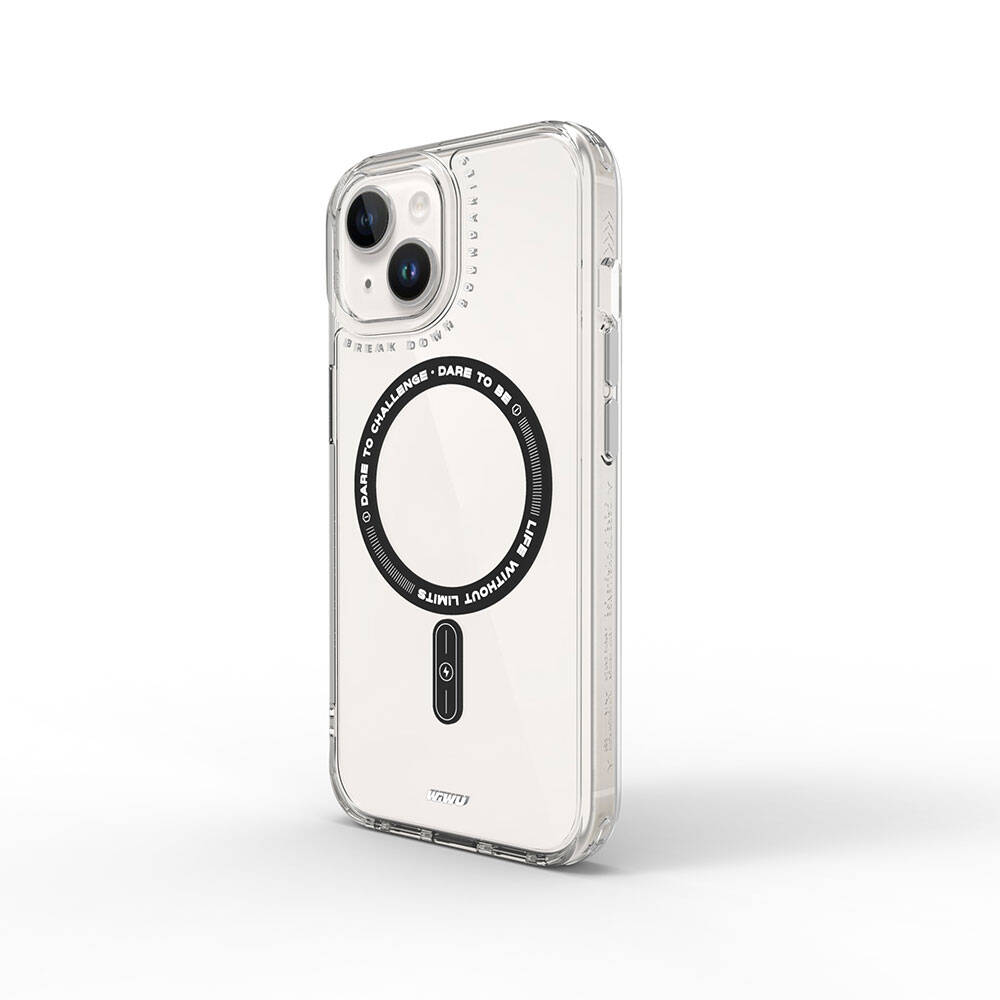 Apple iPhone 15 Uyumlu Kılıf M-safe Şarj Özellikli Wiwu Basic Color J Serisi Kapak