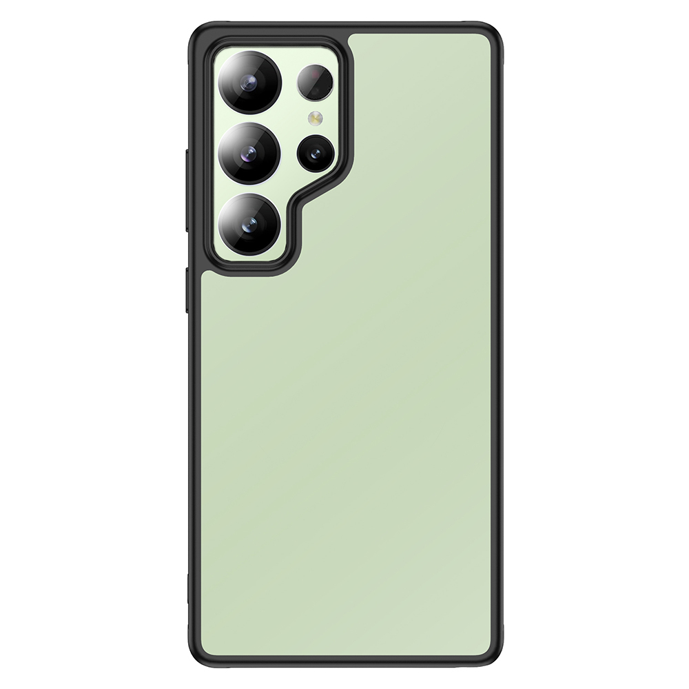 Samsung Galaxy S25 Ultra Uyumlu Kılıf Kamera Korumalı Şeffaf Arka Yüzey Zore New Roll Kapak