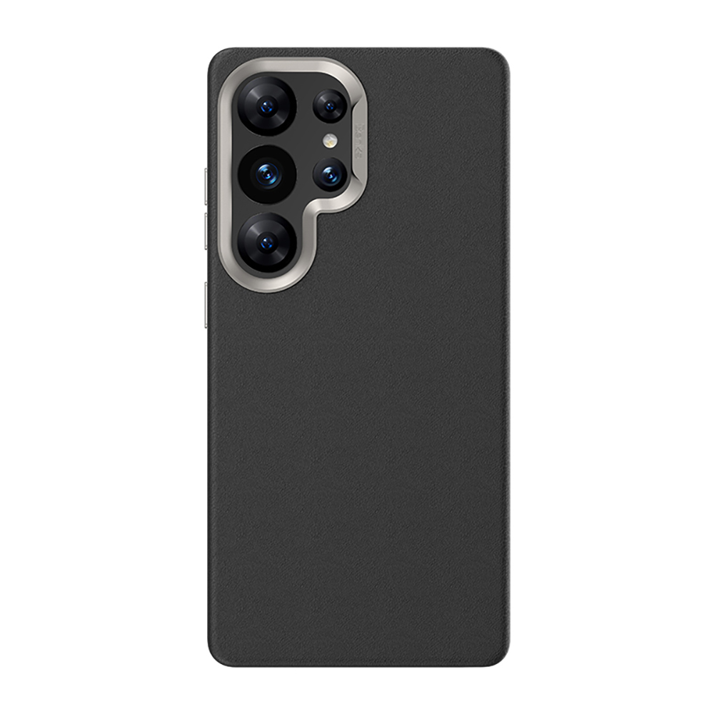 Samsung Galaxy S25 Ultra Uyumlu Kılıf M-safe Şarj Özellikli Çizilmeye Dayanıklı Benks VitaPro Serisi PU Deri Kapak