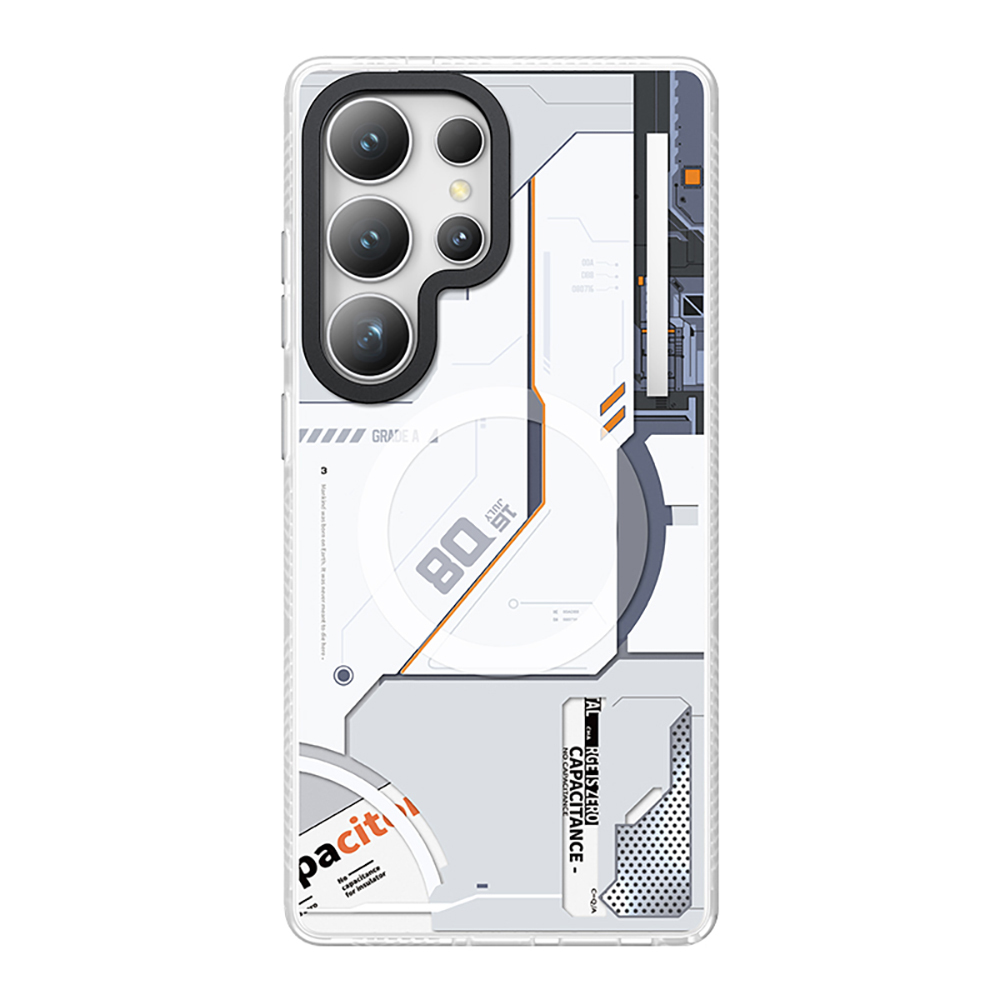 Samsung Galaxy S25 Ultra Uyumlu Kılıf M-safe Şarj Özellikli Benks Dynamic Mecha Serisi Kapak