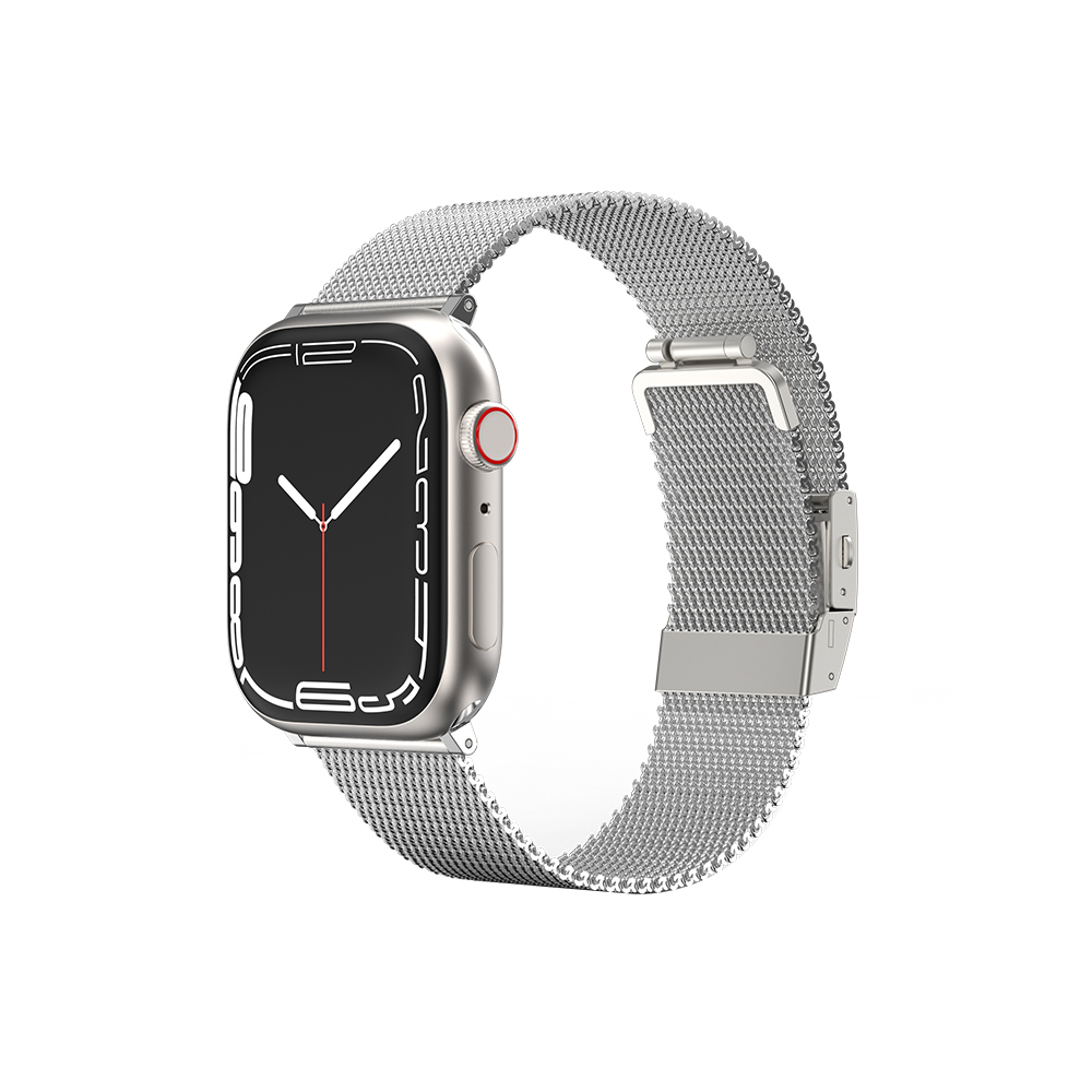 Apple Watch 40mm Uyumlu Amazingthing Titan Metal Hasır Kordon