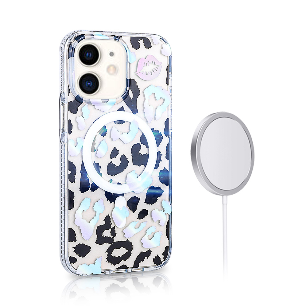 Apple iPhone 12 Uyumlu Kılıf M-safe Şarj Özellikli Zore Jago Kapak